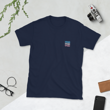 Load image into Gallery viewer, Valid. Tee (Gender neutral) - Trans flag embroidery