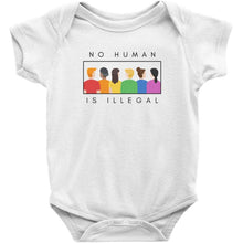 Load image into Gallery viewer, No Human is Illegal Bodysuit