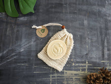 Load image into Gallery viewer, Soap Saver | Exfoliating Sisal Bag, Pouch | Washcloth, Mitt, Puff for Shower, Bathroom | Zero Waste | Plantish | Mother's Day Gifts