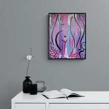 Load image into Gallery viewer, "The Bi Eye" - Original Acrylic Painting by Canadian Artist Rina Kazavchinski