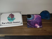 Load image into Gallery viewer, Nebula - Acrylic Flow Ceramic Tile Coasters