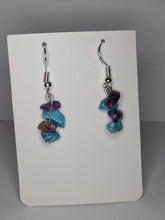 Load image into Gallery viewer, Genuine Semi-Precious Stone Stack Earrings, Various stones and custom stack available.