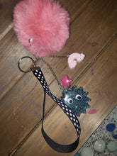 Load image into Gallery viewer, Soot Sprite Pompom Resin Keychain or Purse Charm