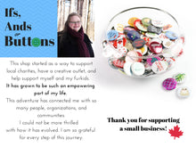 Load image into Gallery viewer, Rats Spread Love Pinback Buttons or Strong Ceramic Magnets