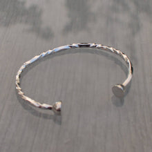 Load image into Gallery viewer, Sterling Silver Fluidity Cuff Bracelet