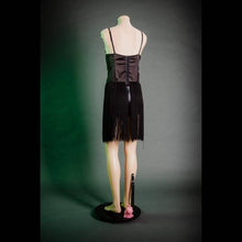 Load image into Gallery viewer, Rhinestone Rebellion Bustier Dress