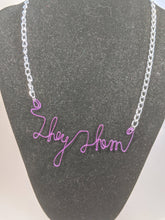 Load image into Gallery viewer, They/Them Talisman Necklace - Purple