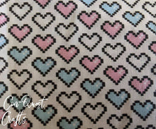 Load image into Gallery viewer, Pixel Heart LGBT Face Masks Child and Adult Size Available