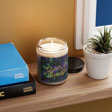 Load image into Gallery viewer, Queer is beautiful Scented Candle, 9oz (floral design)