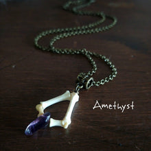 Load image into Gallery viewer, Raccoon Bone Geometric Necklaces - *REAL BONE*
