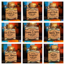 Load image into Gallery viewer, Potion Bottle Candles, Inspired by sweet treats and fictional potions. Fragrance and essential oil blend soy based candles.