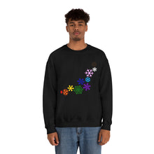 Load image into Gallery viewer, Rainbow Snowflakes Crewneck Sweatshirt