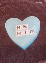 Load image into Gallery viewer, B Grade Pronoun Pins- Handmade Resin Jewelry