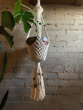 Load image into Gallery viewer, 70s Inspired Macrame Plant Hanger