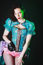 Load image into Gallery viewer, Lustful Levitation Brocade Corset
