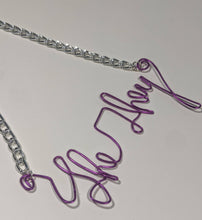 Load image into Gallery viewer, She/They Talisman Necklace - Purple