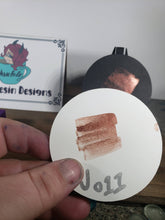 Load image into Gallery viewer, Old Money Copper Hand Made ColorShift Watercolors 3ml full pan