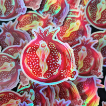 Load image into Gallery viewer, Food-Genital/Vulva/Nipple Permanent Holographic waterproof Stickers