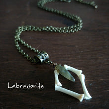 Load image into Gallery viewer, Raccoon Bone Geometric Necklaces - *REAL BONE*