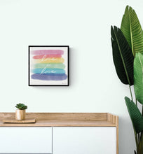 Load image into Gallery viewer, Love is Love Art Print, Pride Painting, LGBTQ, Pride, Gay Flag, Gay Pride, Gay, Queer, Gay Art, Rainbow, Queer art, gay gift, Christmas gift