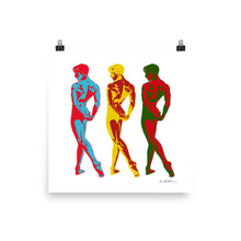 Load image into Gallery viewer, Male Dancers Art Print (unframed)