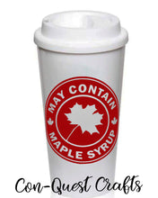 Load image into Gallery viewer, May Contain Maple Syrup Permanent Decal - DECAL ONLY