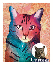 Load image into Gallery viewer, Custom Psychedelic Pet Portraits