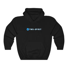 Load image into Gallery viewer, Verified Two-Spirit Hoodie | Blue Check Series