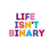 Load image into Gallery viewer, Life Isn't Binary Sticker