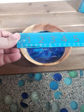 Load image into Gallery viewer, Purple Nebula Wood And Resin Trinket/Ring Bowl