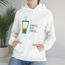 Load image into Gallery viewer, Swirl Sip Swirl Iced Coffee Hoodie