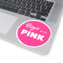Load image into Gallery viewer, Boys Wear Pink Sticker
