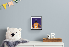 Load image into Gallery viewer, Kobe Bryant Art Print, Nba Poster, Kobe Bryant Poster, Kobe Bryant Tribute, Kobe Bryant Illustration, Black Mamba Art Print, Black Mamba