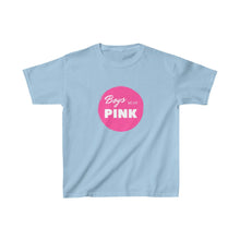 Load image into Gallery viewer, Boys Wear Pink Youth T-Shirt