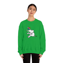 Load image into Gallery viewer, White Elephant Holiday Pride Flag Crewneck Sweatshirt