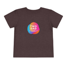 Load image into Gallery viewer, Two Dad Family Toddler T-Shirt