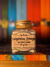 Load image into Gallery viewer, Potion Bottle Candles, Inspired by sweet treats and fictional potions. Fragrance and essential oil blend soy based candles.