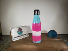 Load image into Gallery viewer, Hand Painted Transgender Pride 25oz Double Wall Metal Water bottle