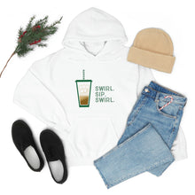 Load image into Gallery viewer, Swirl Sip Swirl Iced Coffee Hoodie