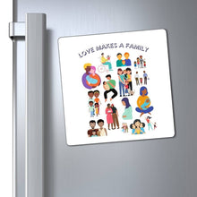 Load image into Gallery viewer, Love Makes a Family Magnet
