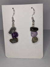 Load image into Gallery viewer, Genuine Semi-Precious Stone Stack Earrings, Various stones and custom stack available.