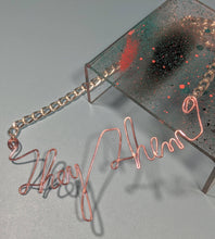 Load image into Gallery viewer, They/Them Talisman Necklace - Blush