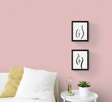 Load image into Gallery viewer, Body Positive Line Art, Curvy Front Nude Art, Female Figure Art Print, Minimalist Wall Art, Boob Art Print, Curvy Art Poster, Line Drawing