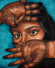 Load image into Gallery viewer, Original Oil Painting; BIPOC art; Female art - "Horizons"