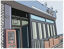 Load image into Gallery viewer, Slacks Toronto's Only Lesbian Bar - Toronto Art Print Giclée