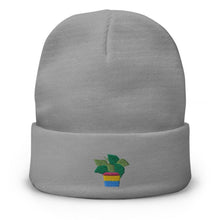 Load image into Gallery viewer, Pan Plant Embroidered Beanie