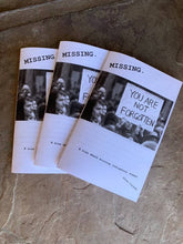 Load image into Gallery viewer, MISSING.-A zine about missing indigenous women from Canada