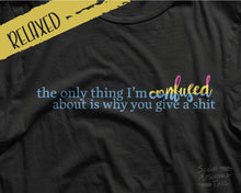 Load image into Gallery viewer, Pansexual Pride Relaxed Fit Tee | Not Confused Pansexual/Panromantic | LGBTQ+ Tshirts | Unisex Shirts