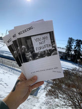 Load image into Gallery viewer, MISSING.-A zine about missing indigenous women from Canada
