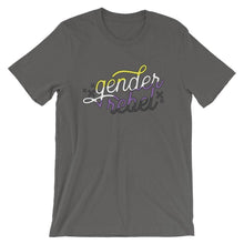 Load image into Gallery viewer, Gender Rebel Relaxed Fit Tee | Non-Binary Pride Shirt | LGBTQ+ Tshirt | Enby Shirts